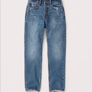 A&F High Rise Mom Jeans